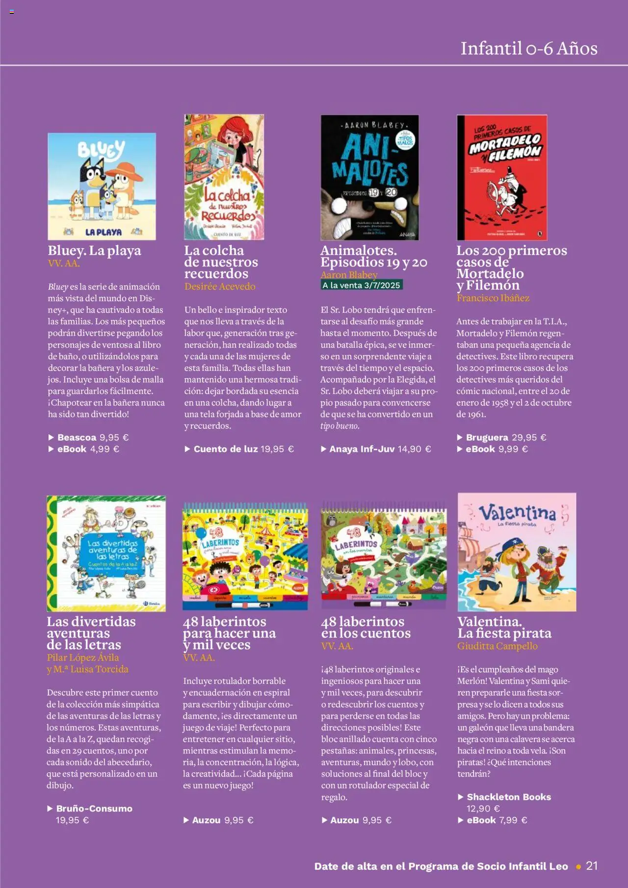 Casa del libro folleto │ válido desde el 01.07.2025 | Página: 21 | Productos: Bolsa, Colcha