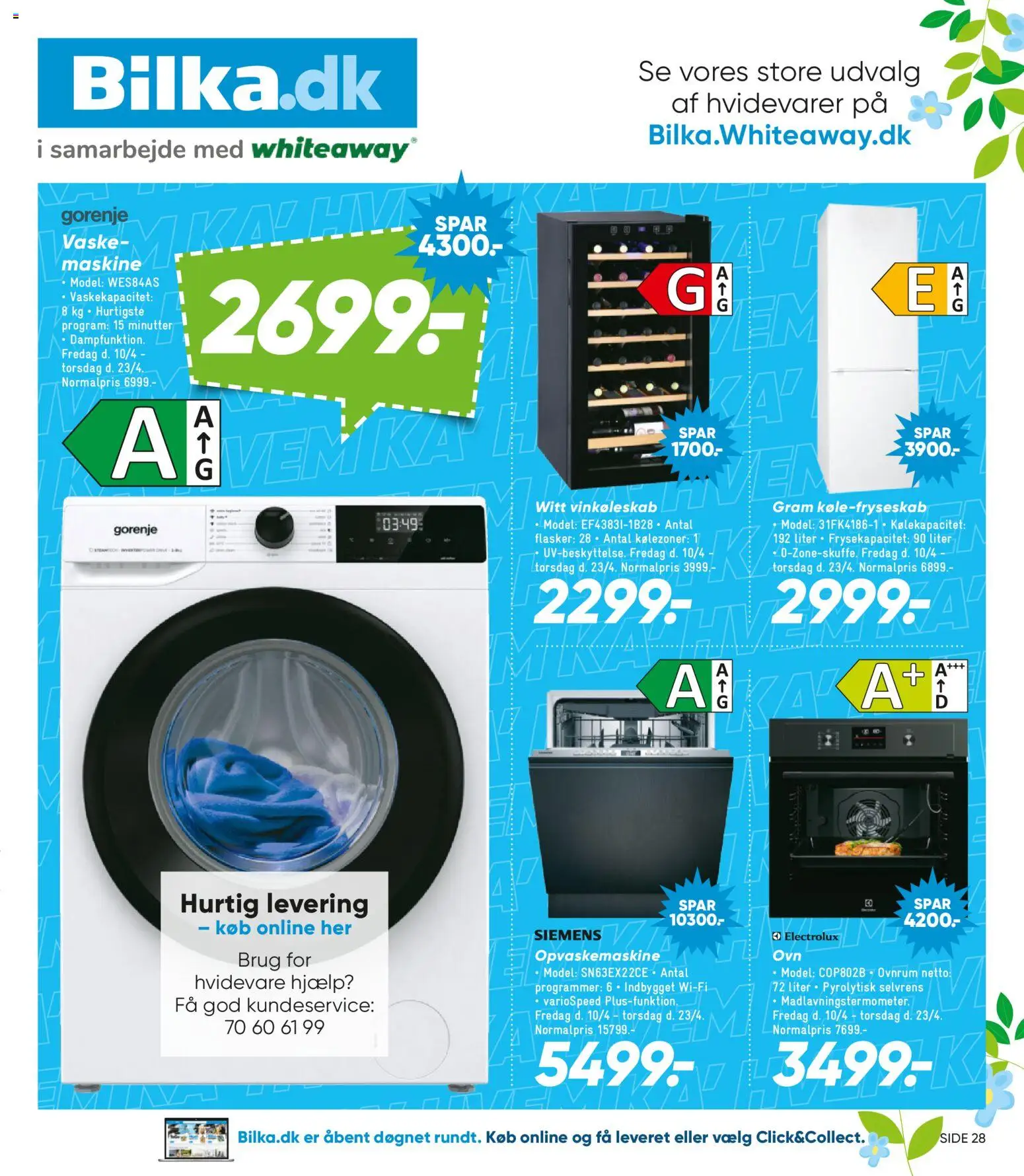 Bilka tilbudsavis – gyldig fra 10.04.2026 | Side: 39 | Produkter: Opvaskemaskine