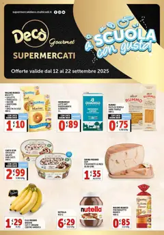 Anteprima del volantino Decò Gourmet - Roma catalogo valido a partire dal 12.09.2025