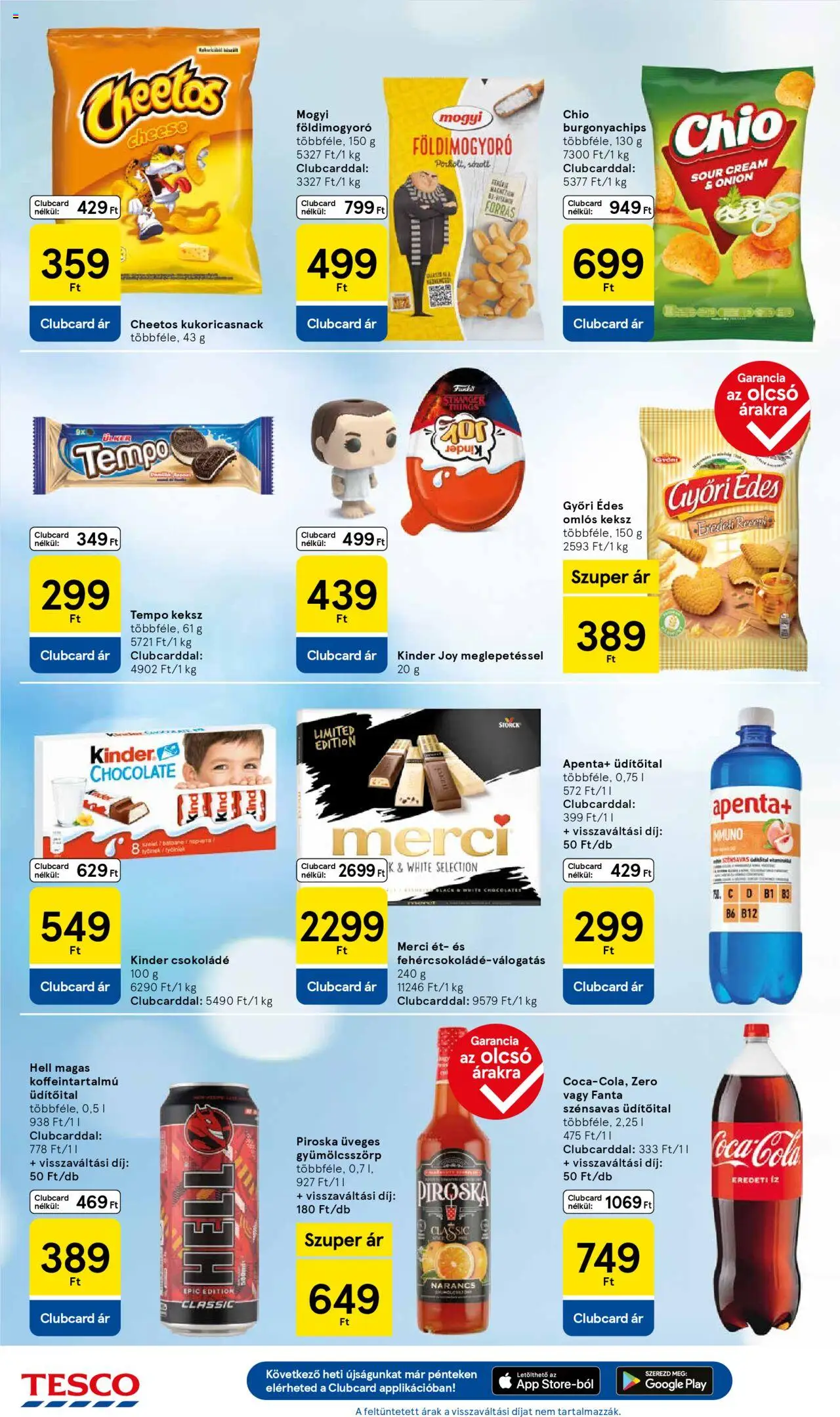 Tesco akciós ujság - amely érvényes a következő dátumtól: 25.09.2025 | Oldal: 6 | Termékek: Fanta, Cheetos, Narancs, Keksz