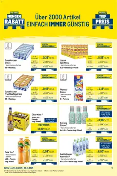 Metro Monats-Mix ab 01.11.2025 gültig | Seite: 9 | Produkte: Durstloscher, Pfirsich, Tee, Kiwi