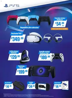 Anteprima del volantino Unieuro Games catalogo valido a partire dal 22.11.2025 | Pagina: 3 | Prodotti: Tè, Cuffie, Playstation