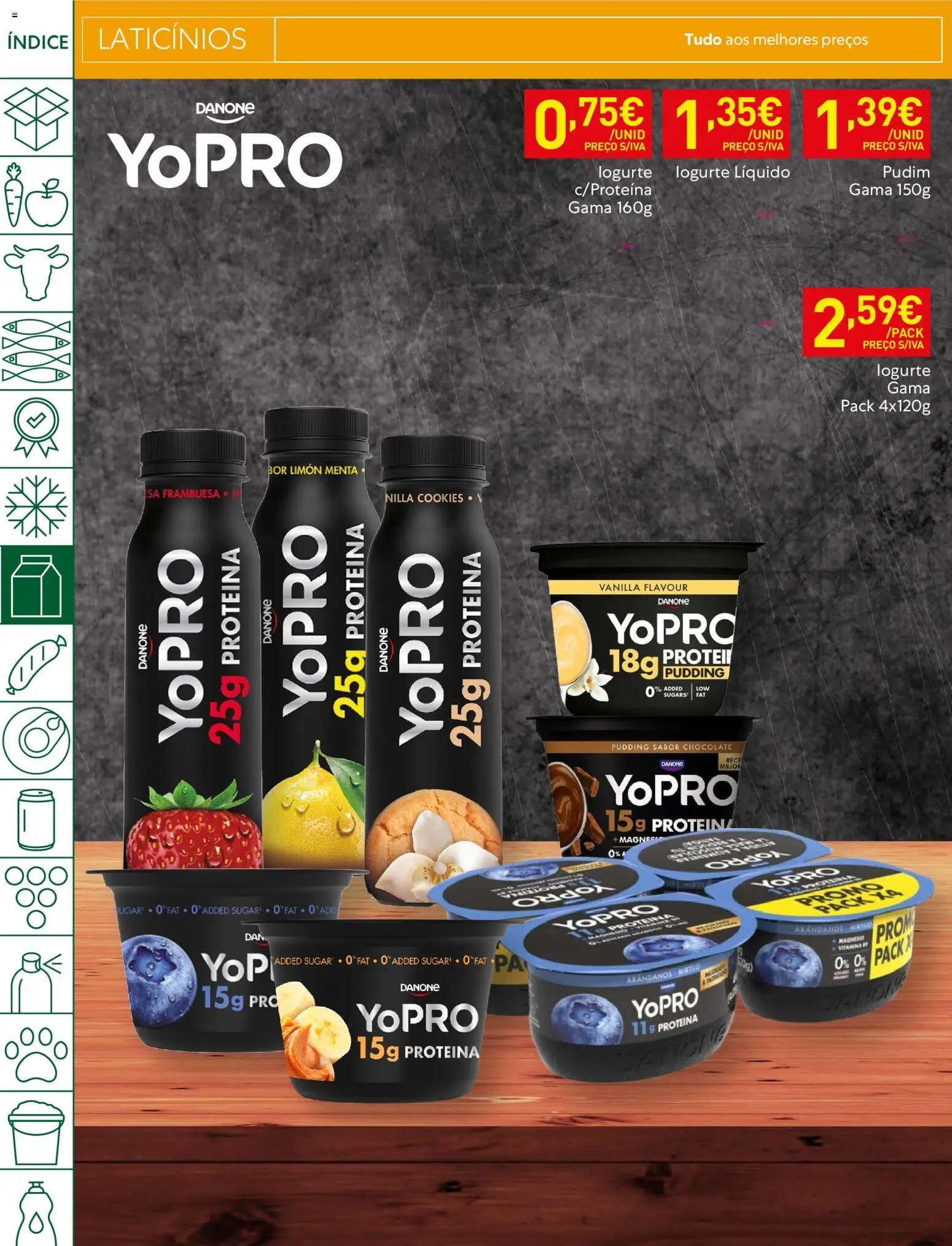 Recheio folheto │ válido de 27.01.2026 | Página: 20 | Produtos: Pudim, Chocolate, Fato, Proteina