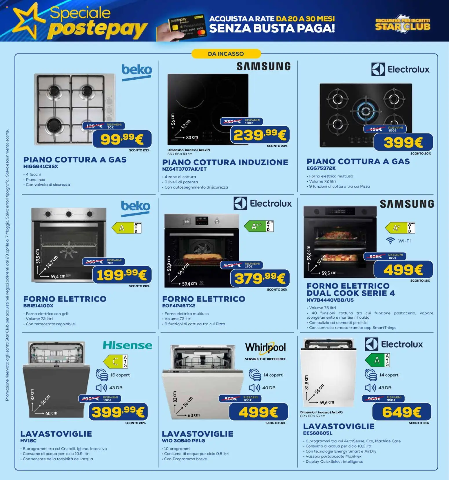 Volantino Euronics del 23.04.2026 | Pagina: 25 | Prodotti: The, Forno, Portaposate, Samsung