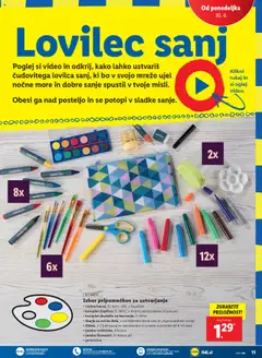 Lidl katalog vše za šolo │ velja od 30.06.2025 | Stran: 11 | Izdelki: Video, Peresnica