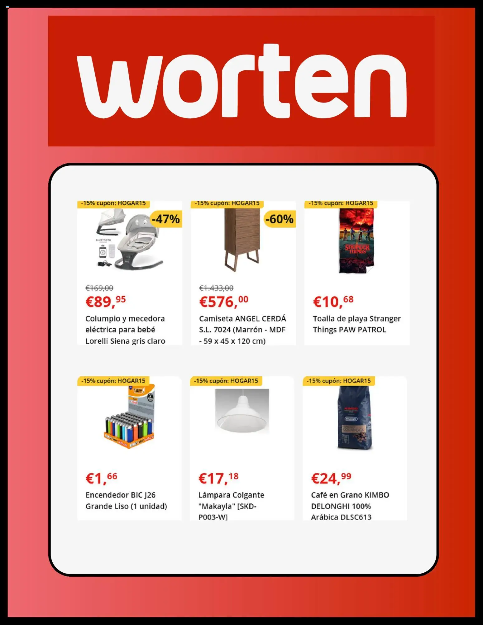 Worten folleto │ válido desde el 07.04.2026 | Página: 4 | Productos: Café, Café en grano, Lámpara