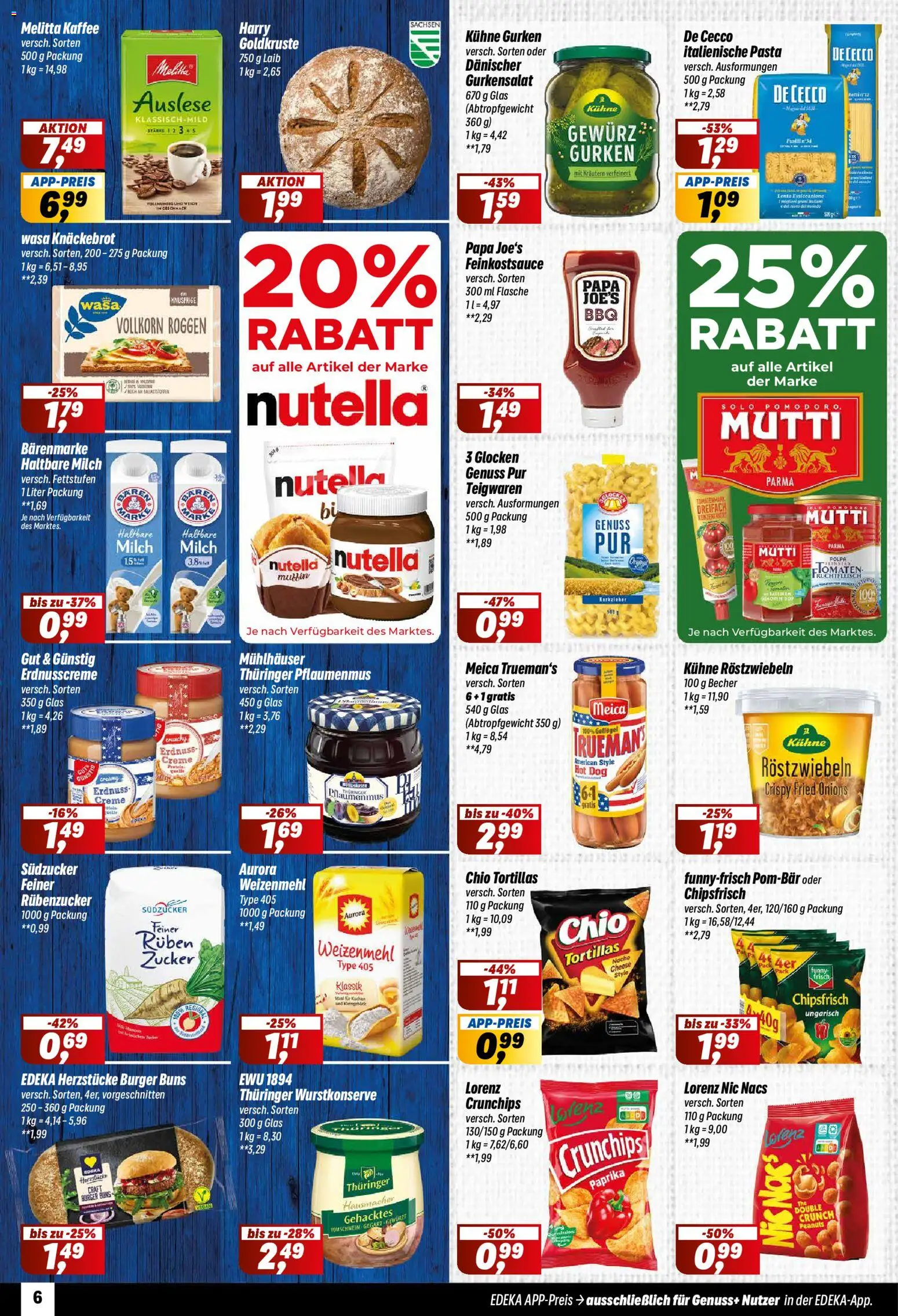 Simmel Prospekt 	 – gültig ab 02.02.2026 | Seite: 6 | Produkte: Melitta kaffee, Milch, Pasta, Kuchen