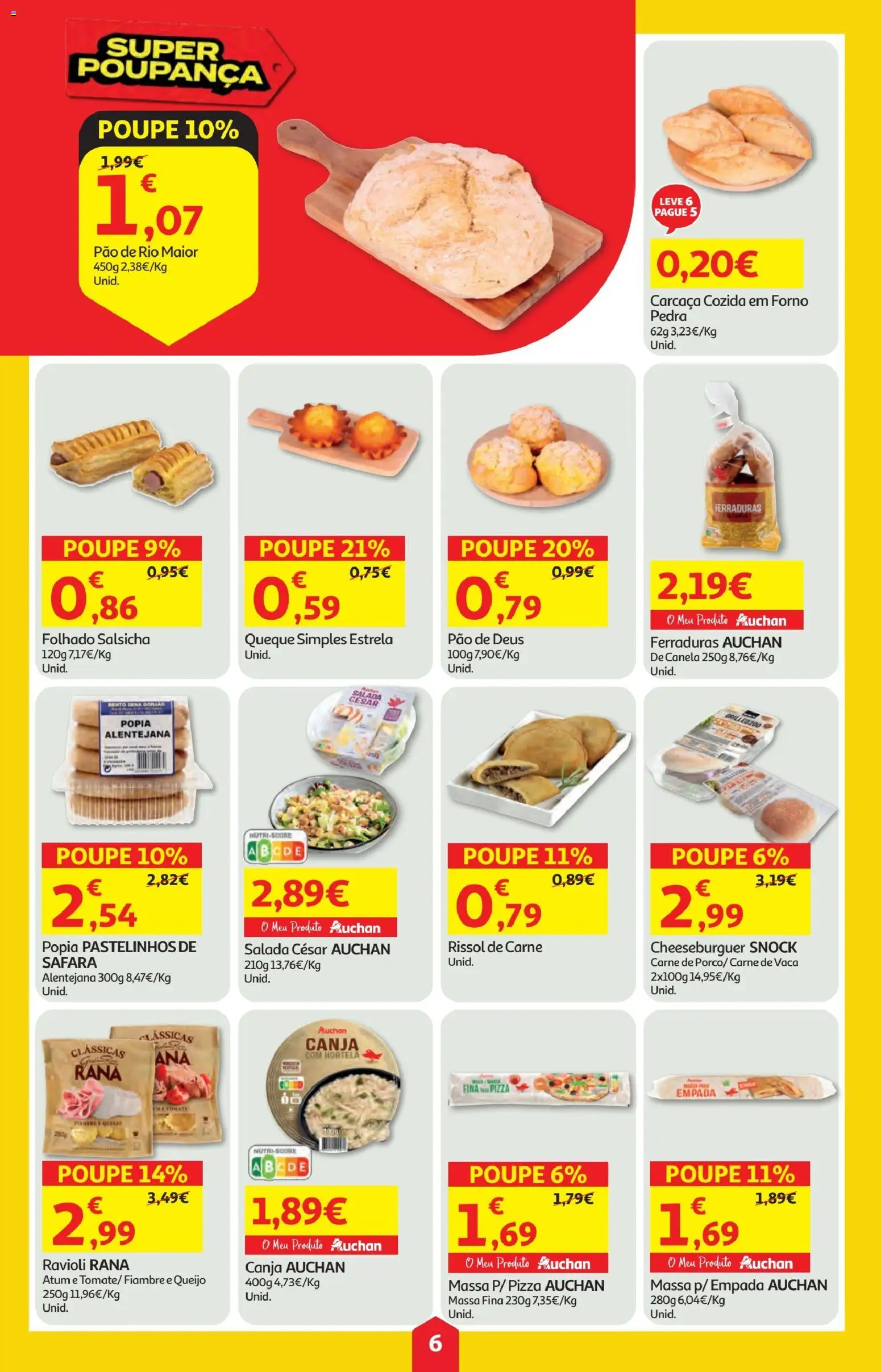 Minipreço folheto │ válido de 30.10.2025 | Página: 6 | Produtos: Forno, Salsicha, Pizza, Carne