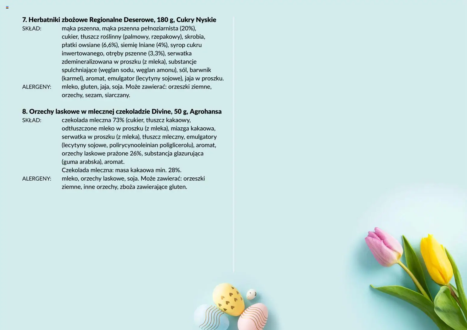 Makro gazetka - Wielkanocne zestawy od 17.03.2026 | Strona: 8 | Produkty: Syrop, Mleko w proszku, Herbatniki, Jaja
