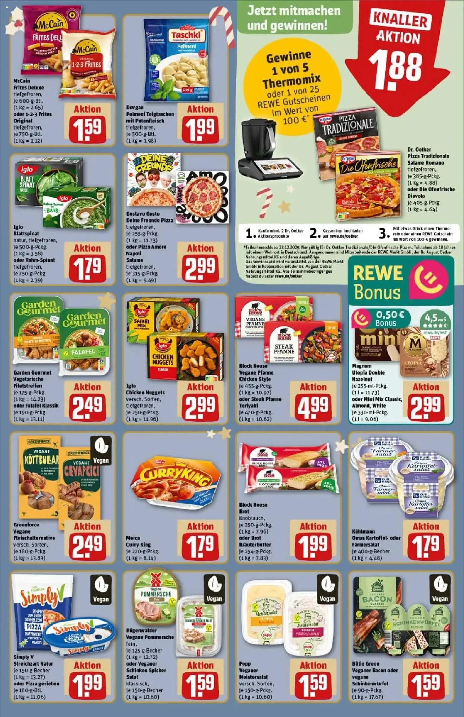 Rewe prospekt Hamburg / Wandsbek	 – gültig ab 07.12.2025 | Seite: 19 | Produkte: Gustavo gusto, Cevapcici, Meica, Salat