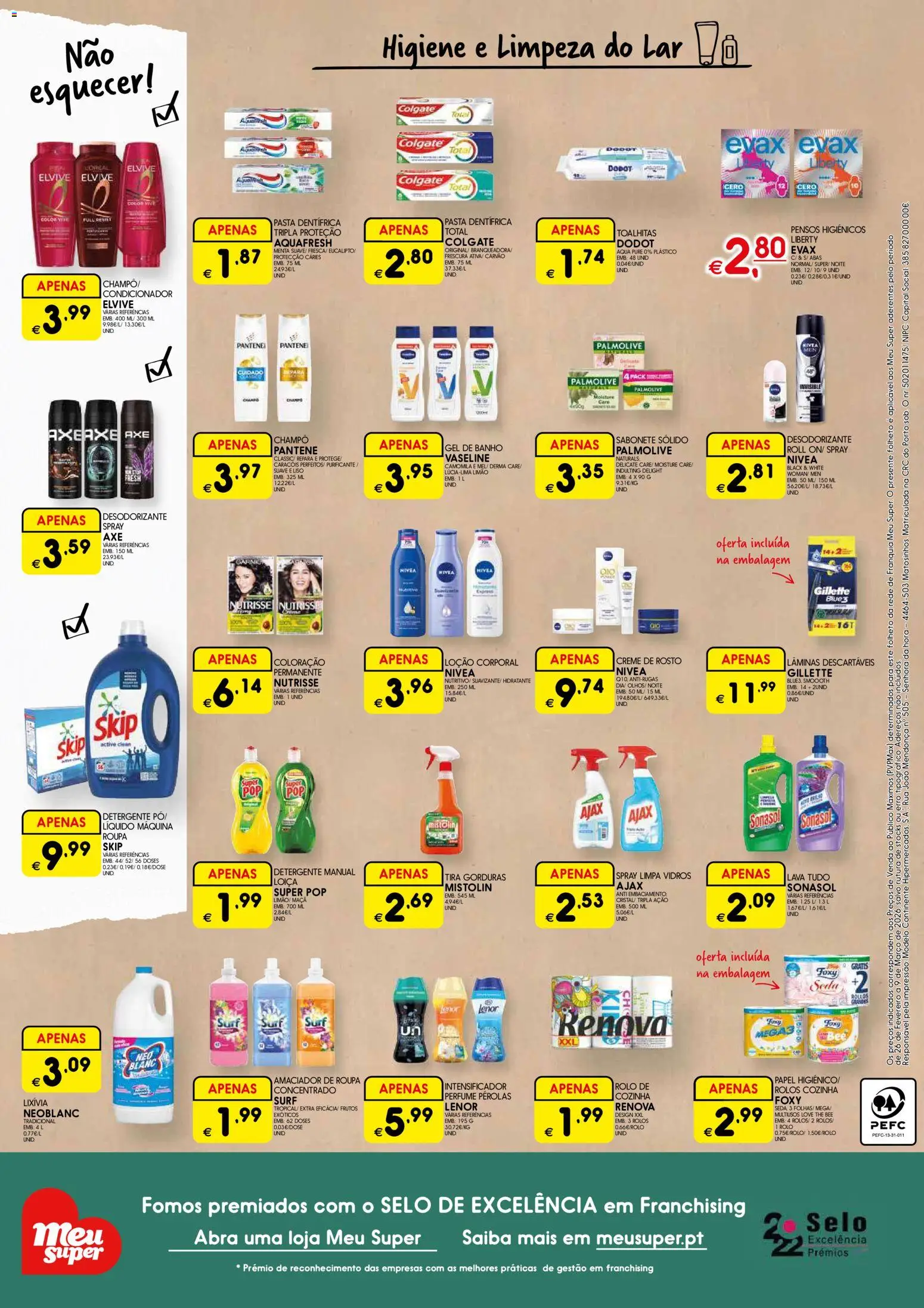 Meu Super folheto │ válido de 26.02.2026 | Página: 8 | Produtos: Perfume, Condicionador, Amaciador de roupa, Banho