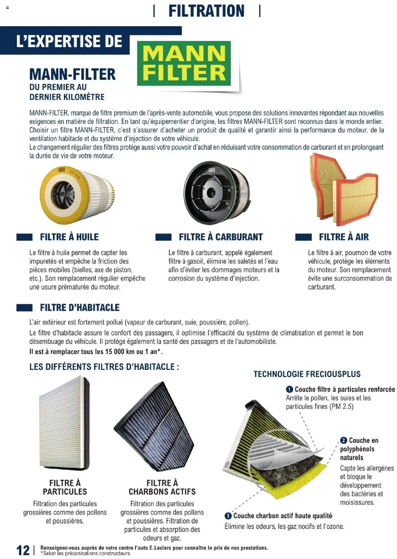  | Page: 12 | Produits: Filtre, Climatisation, Huile
