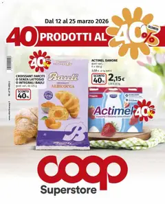 Anteprima del volantino Coop volantino Superstore Luino  valido a partire dal 12.03.2026