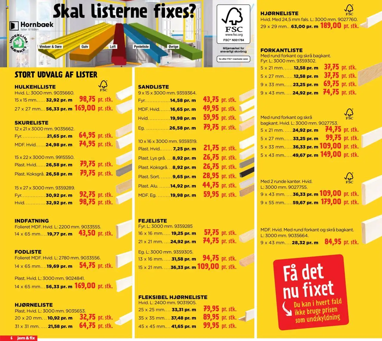 Jem & fix Tilbudsavis gyldig fra 17.08.2025 | Side: 6 | Produkter: Søm