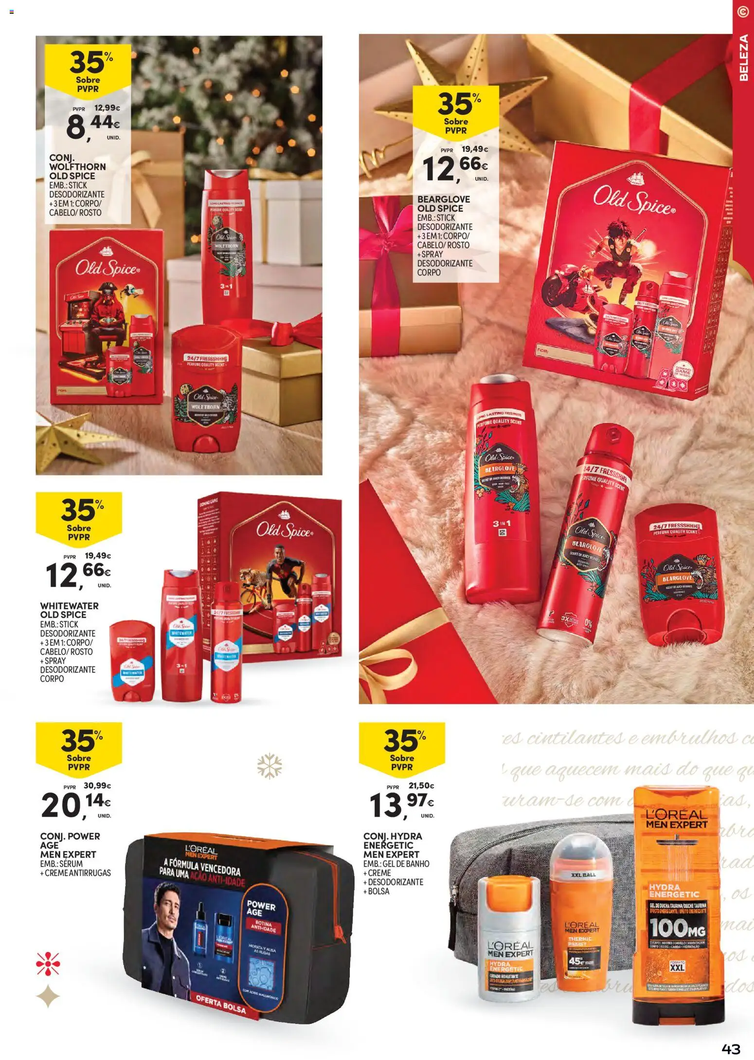 Continente - Natal │ válido de 11.11.2025 | Página: 43 | Produtos: Bolsa, Gel de banho, Banho, Creme