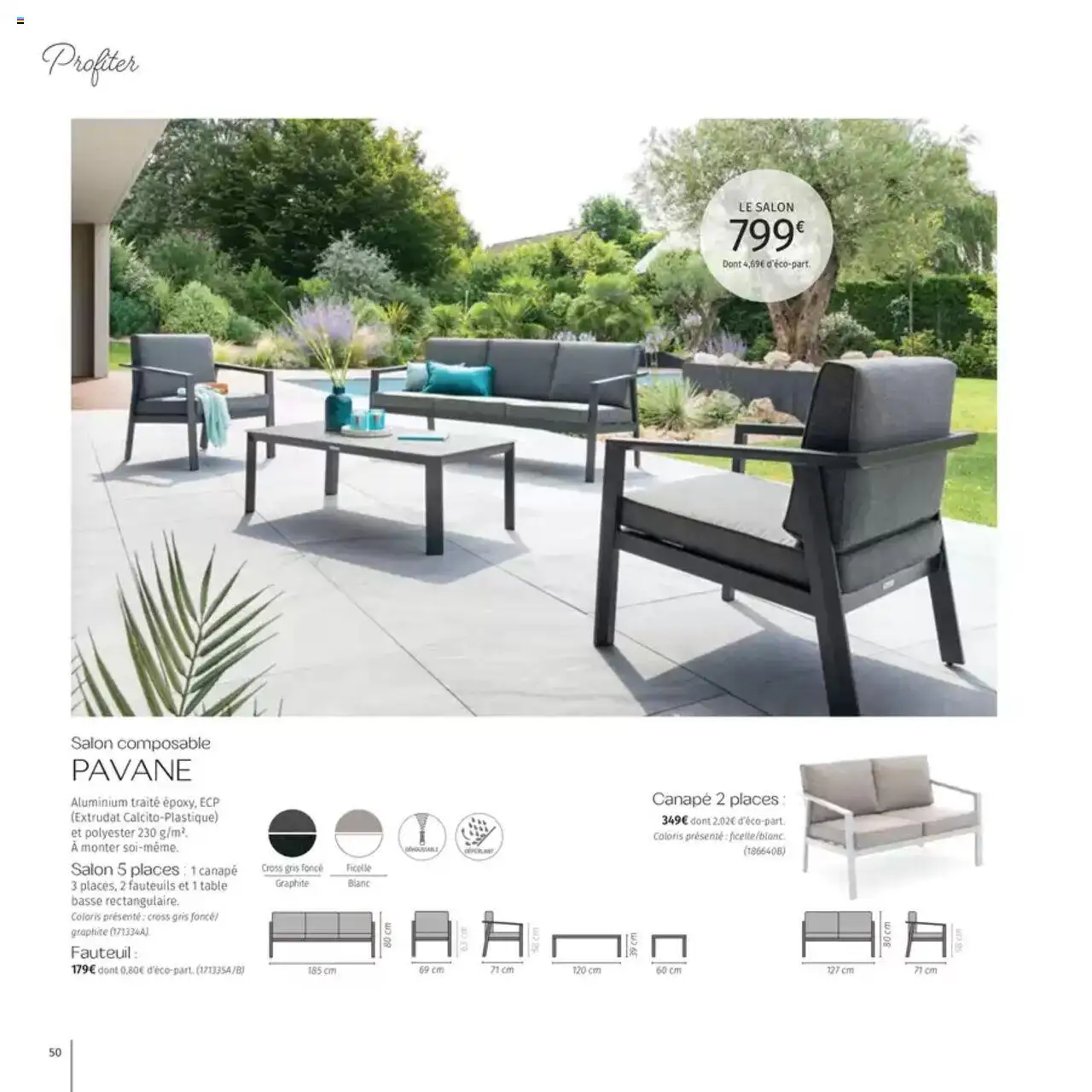  | Page: 50 | Produits: Canapé, Fauteuil, Table