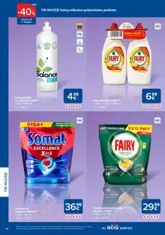 MAXIMA leidinys galioja nuo 05.03.2026 | Puslapis: 14 | Prekių: Ploviklis, Indaplovių kapsulės, Indų ploviklis