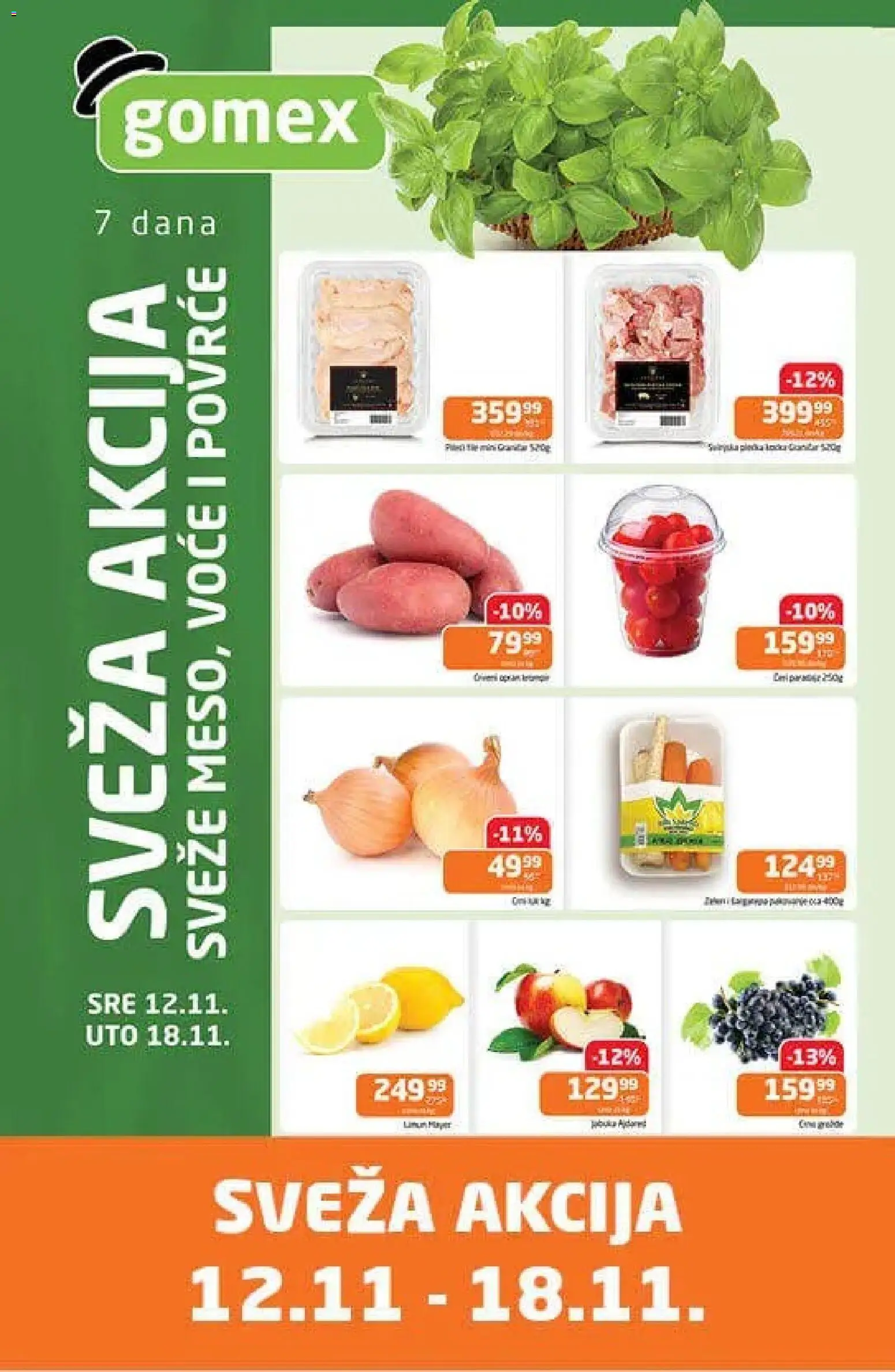 Gomex katalog - važi od 12.11.2025 | Strana: 1