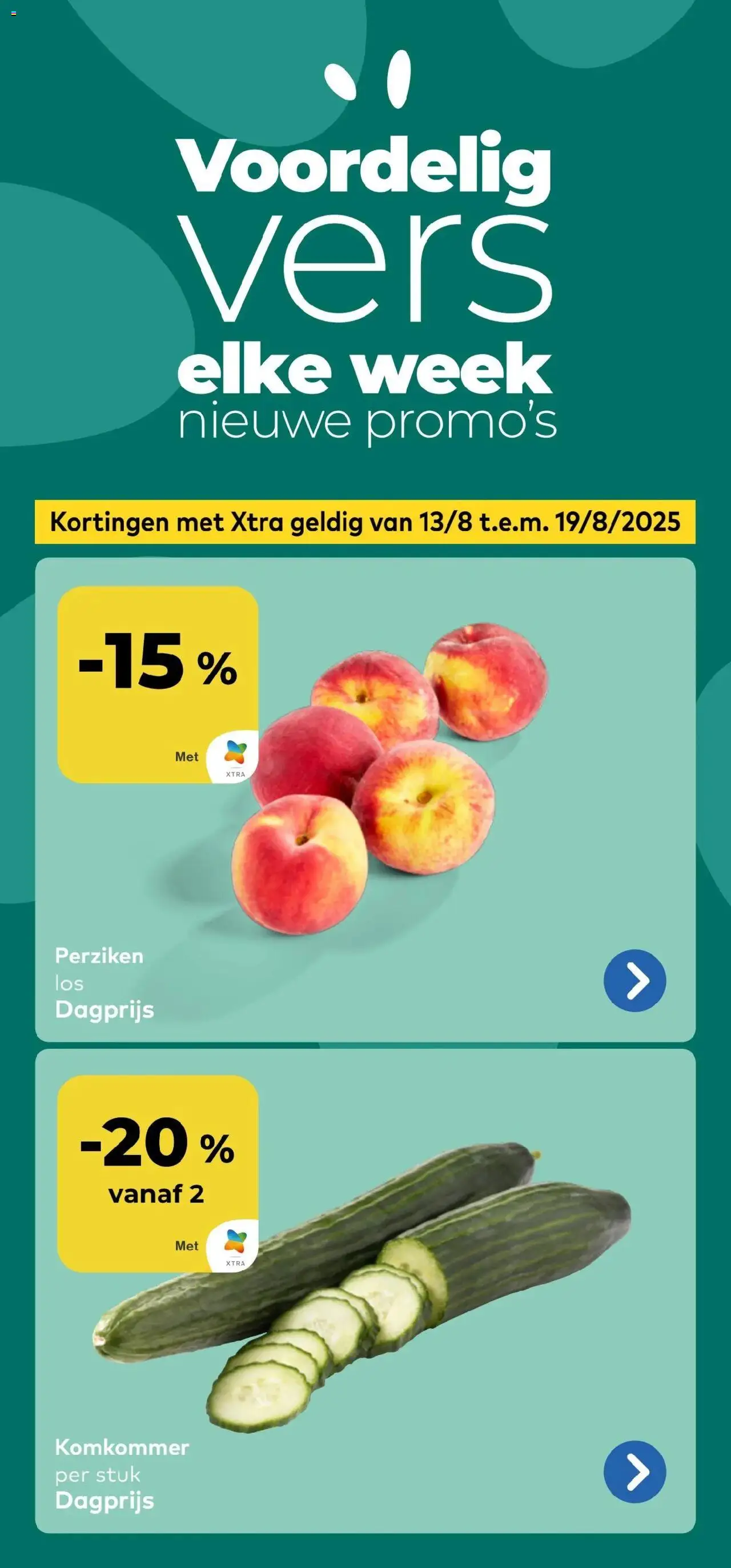  | Pagina: 3 | Producten: Perziken, Komkommer