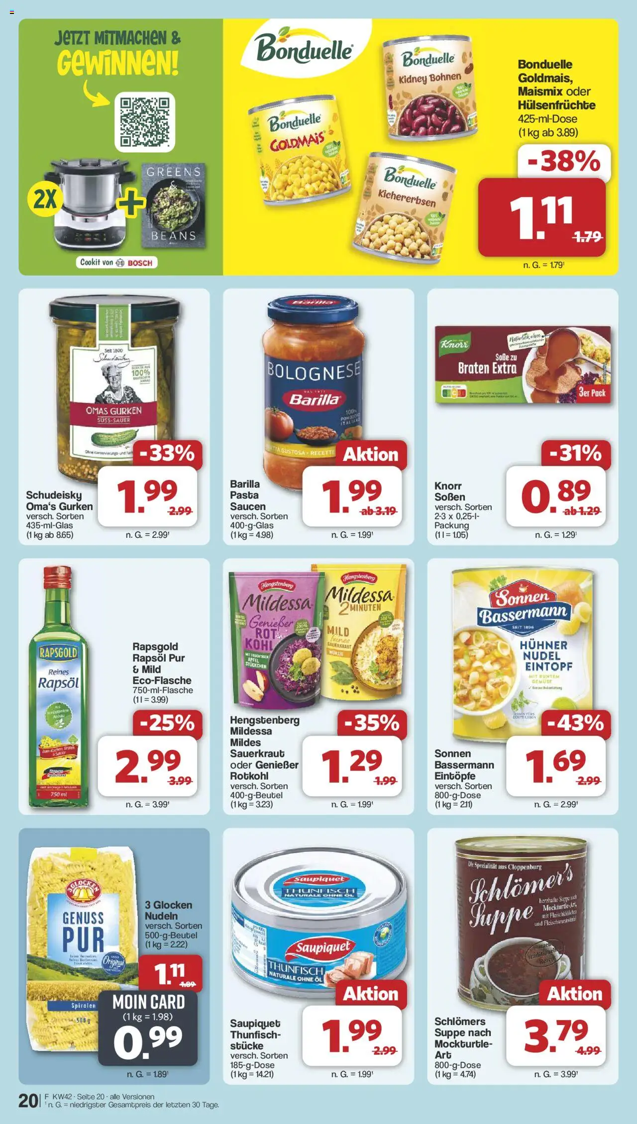 Famila Nordwest Prospekt 	 – gültig ab 13.10.2025 | Seite: 23 | Produkte: Rotkohl, Öl, Knorr, Soße