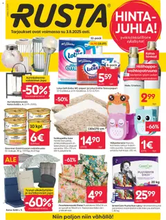 Katso Rusta tarjoukset voimassa alkaen 28.07.2025