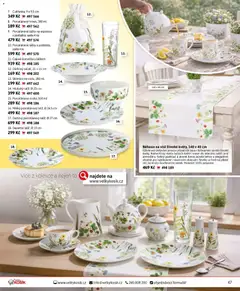 Náhled letáku Velký Košík katalog duben 2026 od 01.04.2026 | Strana: 47 | Produkty: Stůl, Běhoun na stůl, Barvy, Sklenice