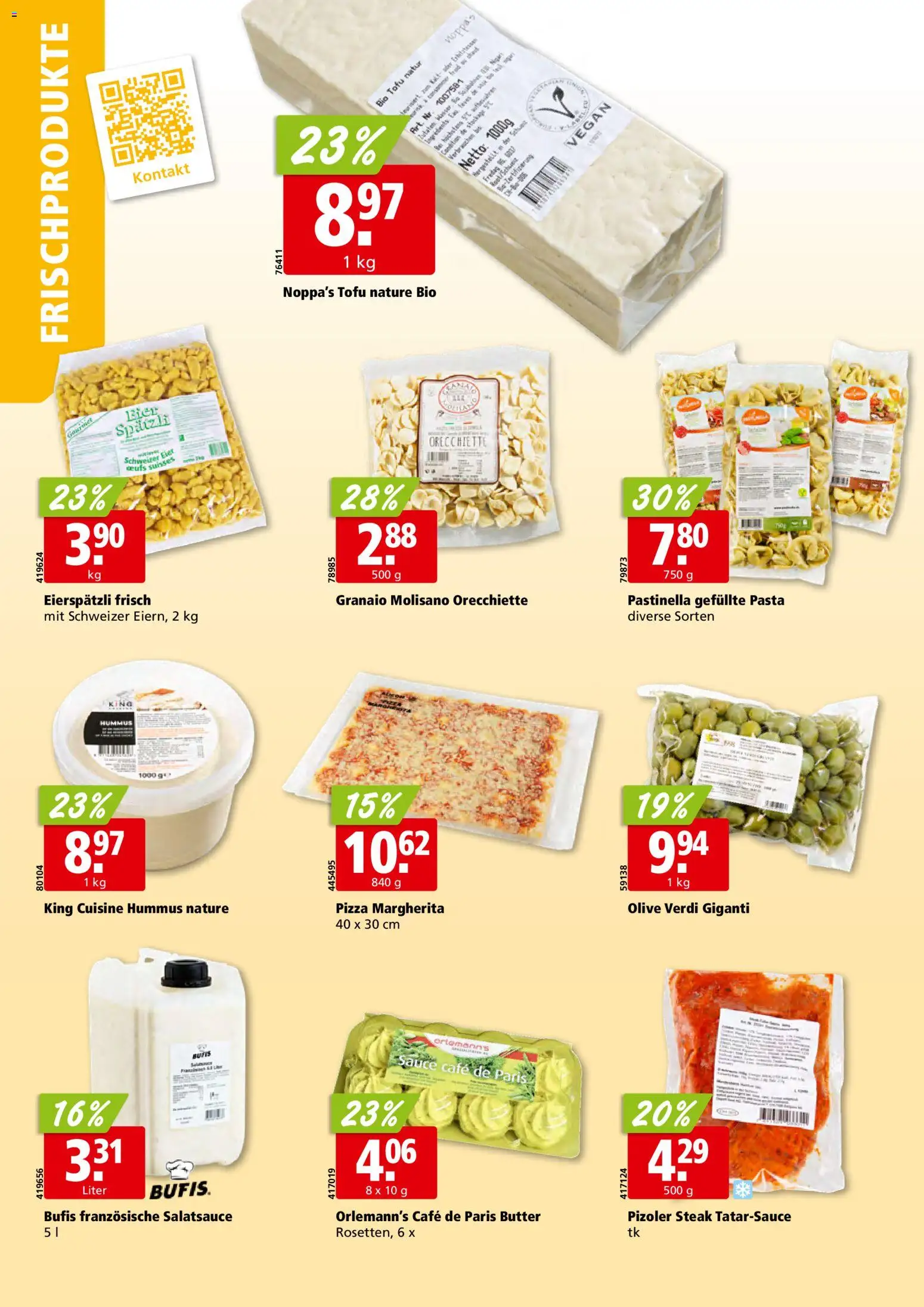 Aligro Aktionen Schlieren, Gossau SG, Frauenfeld, Rapperswil-Jona, Sargans, Bern, Brüttisellen, Pratteln, Emmen, Spreitenbach – gültig ab 19.01.2026 | Seite: 12 | Produkte: Butter, Eier, Pizza, Pasta