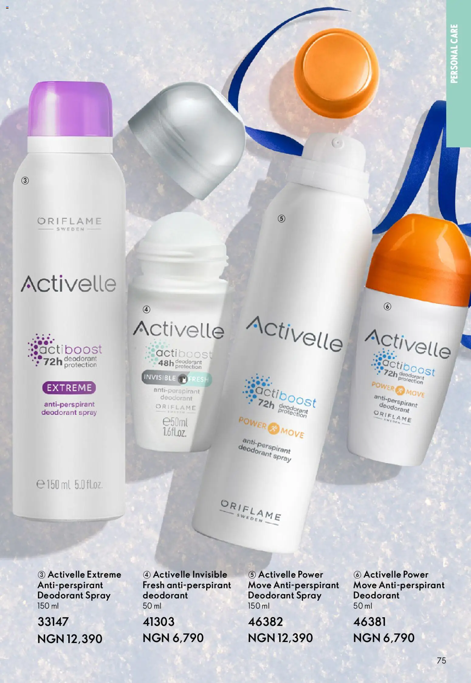 Oriflame - Catalogue 12/2025 valid from 01.12.2025 | Page: 75 | Products: Deodorant, Antiperspirant