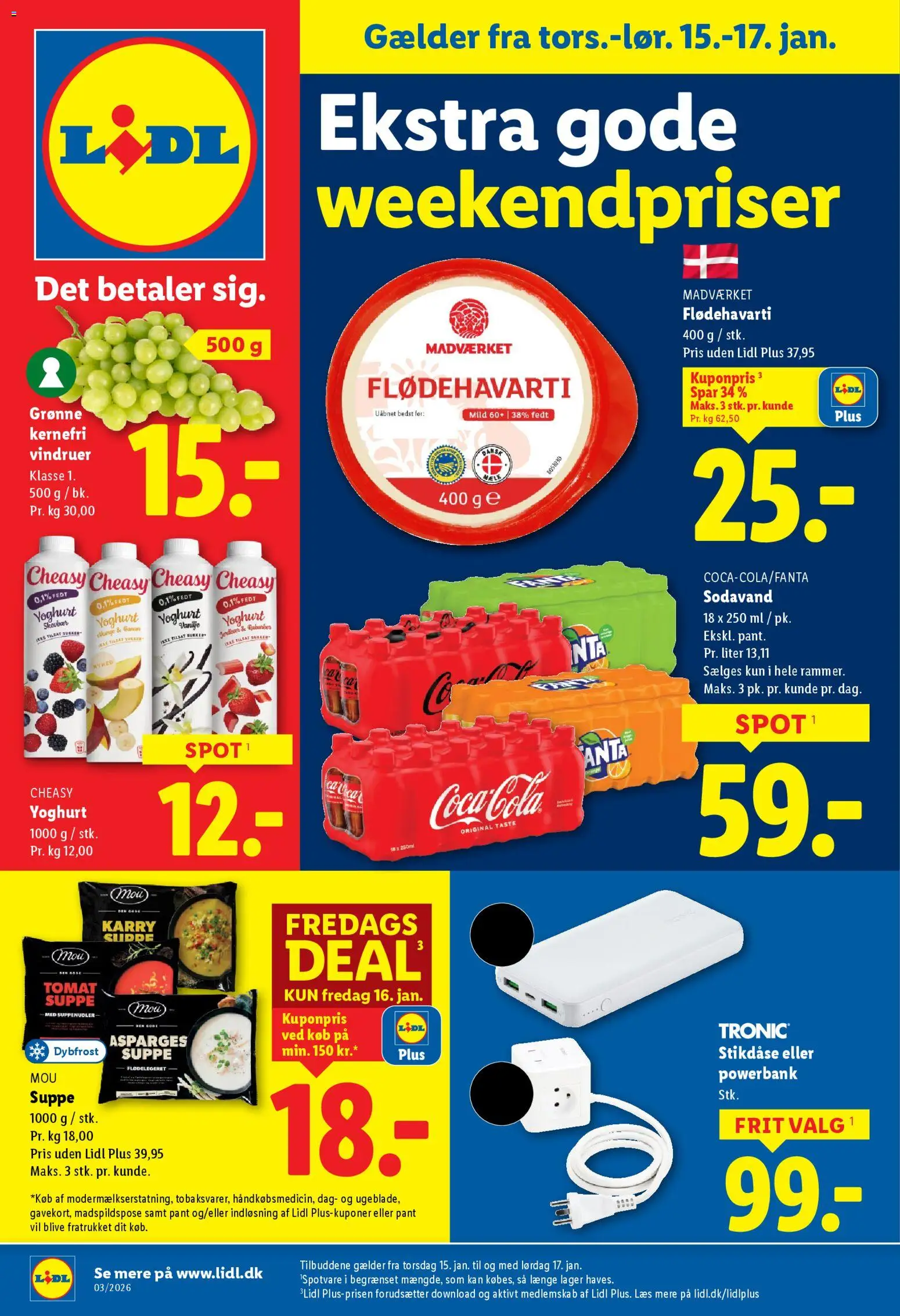 Lidl tilbudsavis – gyldig fra 11.01.2026 | Side: 38 | Produkter: Rabarber, Karry, Sodavand, Vindruer