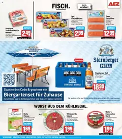 AEZ Prospekt 	 - gültig ab dem 04.08.2025 | Seite: 7 | Produkte: Iglo, Fischstabchen, Wurst, Sonnenschirm