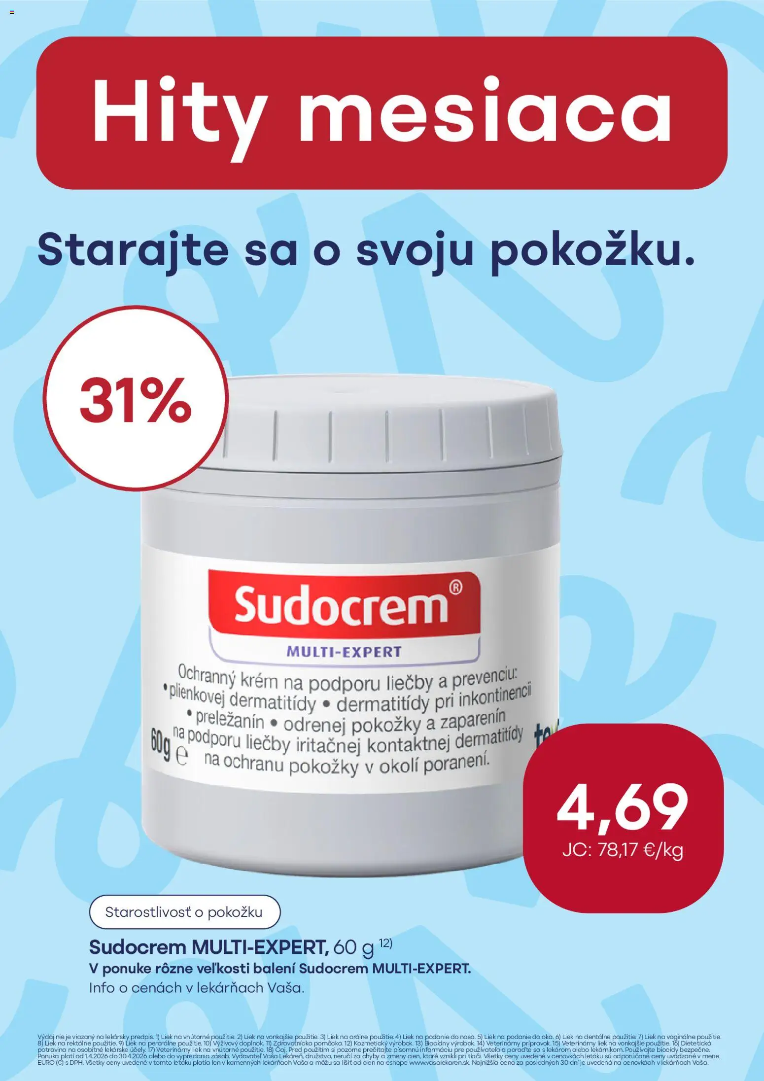 Nové Vaša lekáreň akcie – leták je platný od 01.04.2026 | Strana: 9
