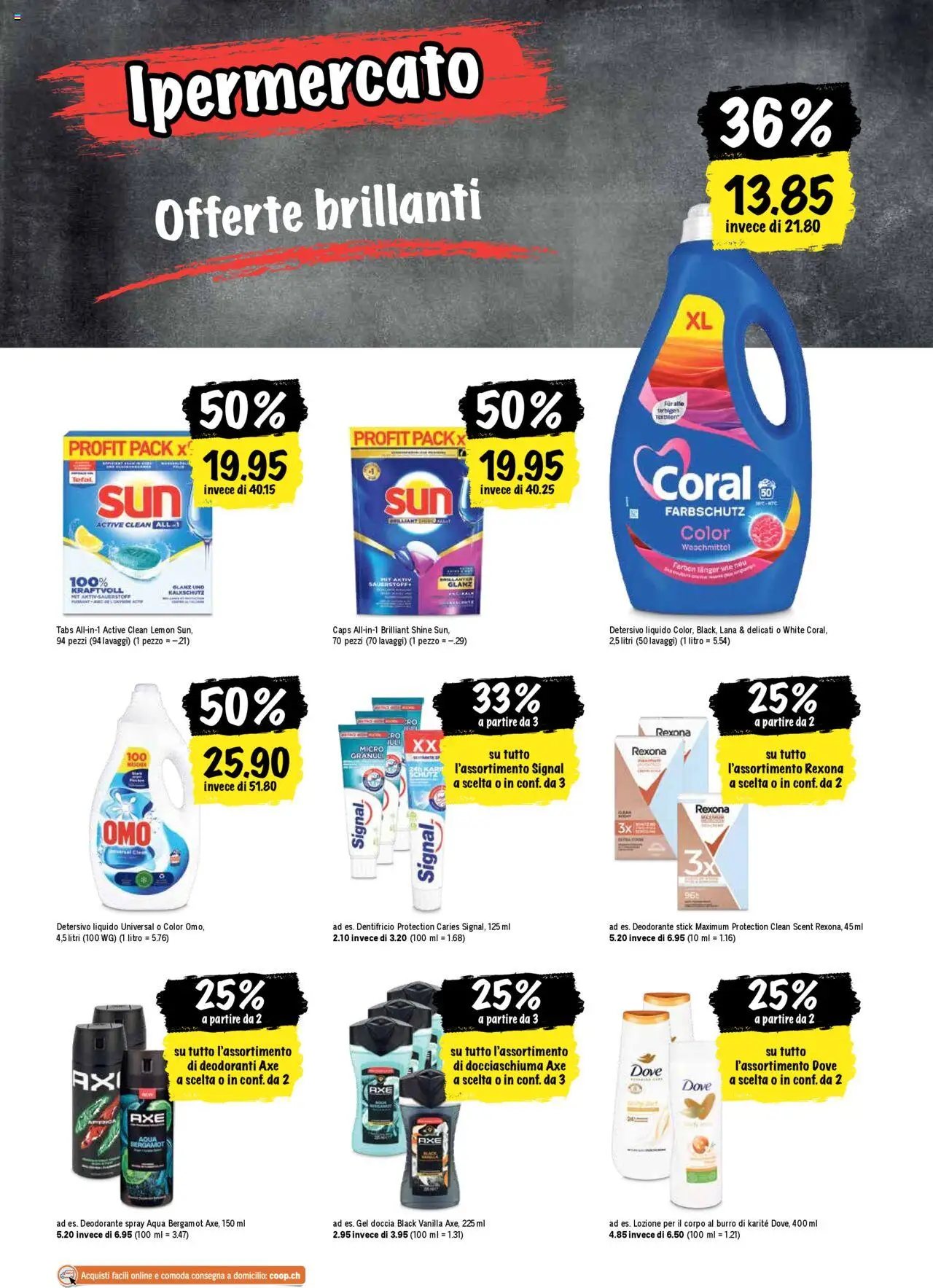 Coop - Una settimana di azioni – gültig ab 23.10.2025 | Seite: 27 | Produkte: Deodorant, Waschmittel, Body Lotion, Shower Gel