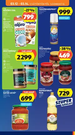 KUNSÁGI ÉDEN NAPRAFORGÓ-OLAJ, 1 l/flakon - amely érvényes a következő dátumtól: 12.03.2026 | Oldal: 31