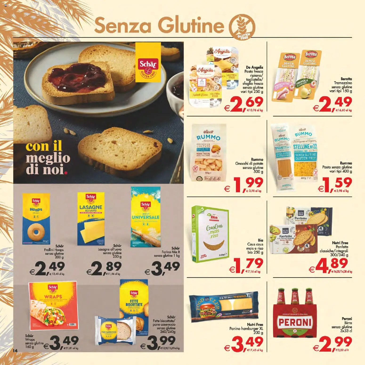 Volantino Decò del 24.02.2026 | Pagina: 18 | Prodotti: Riso, Prosciutto, Farina, Tramezzino