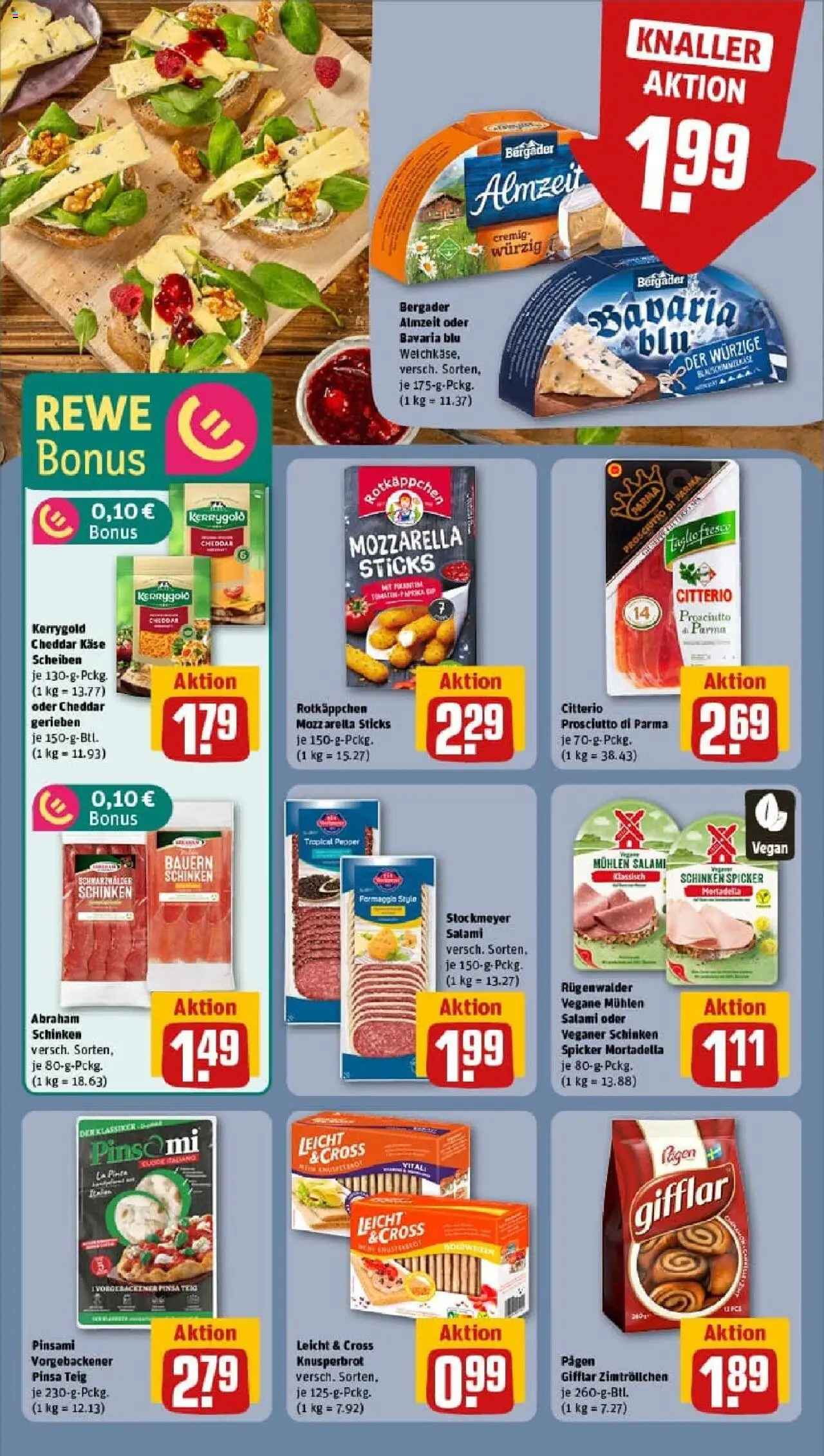 Rewe prospekt Werther	 – gültig ab 19.10.2025 | Seite: 14 | Produkte: Käse, Rotkäppchen, Salami, Schinken