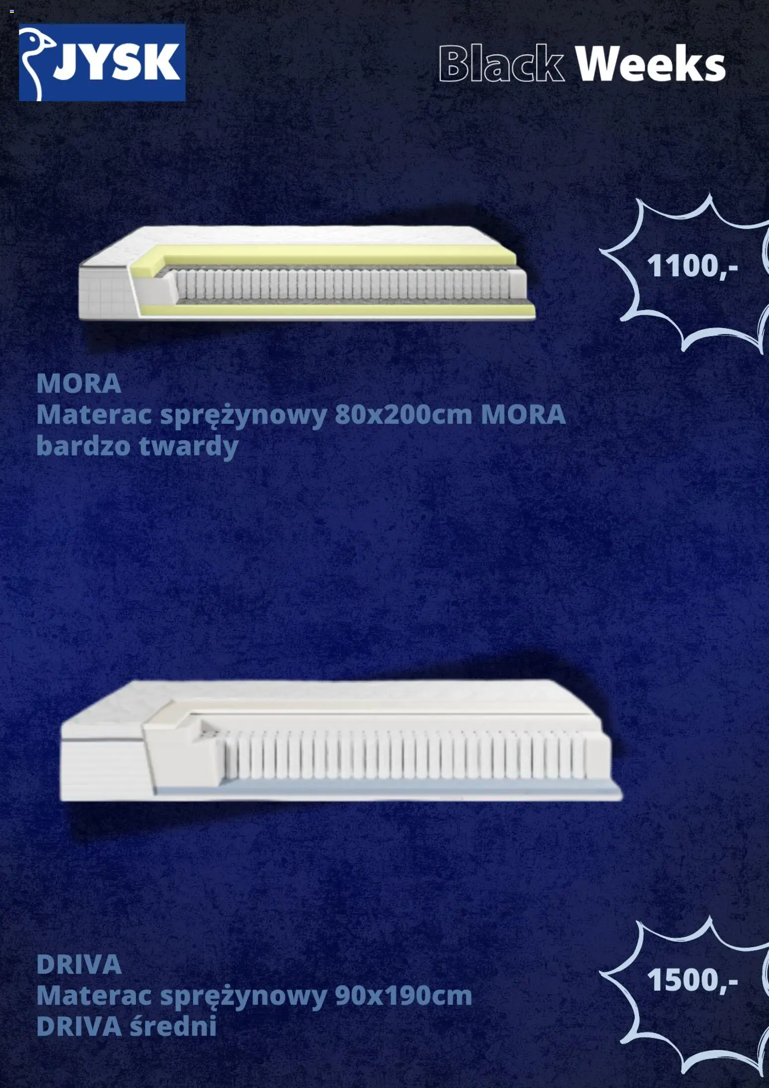JYSK Black Friday od 05.11.2025 | Strona: 3 | Produkty: Materac