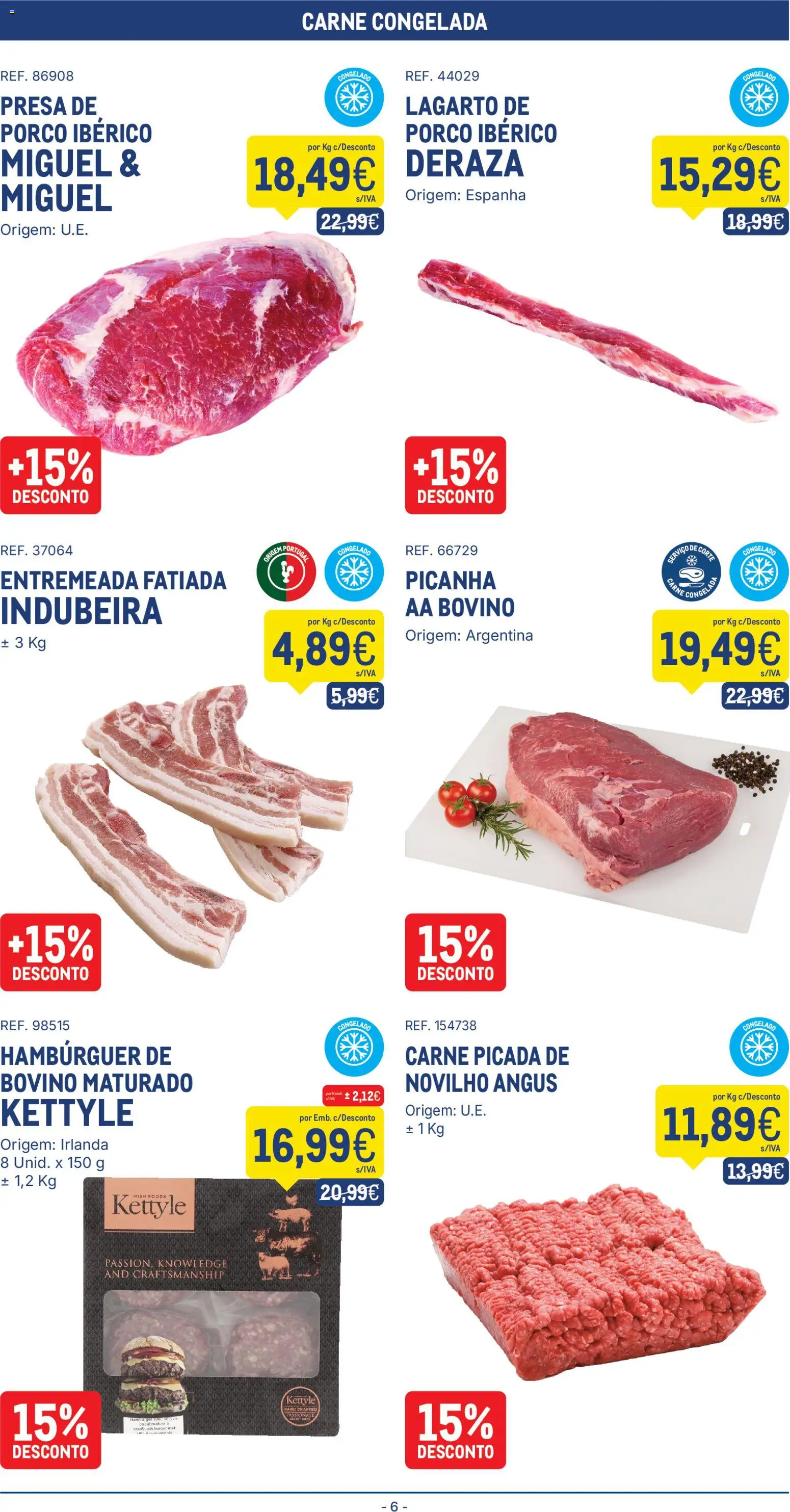 Makro folheto │ válido de 25.11.2025 | Página: 6 | Produtos: Hambúrguer, Carne picada, Carne, Pá