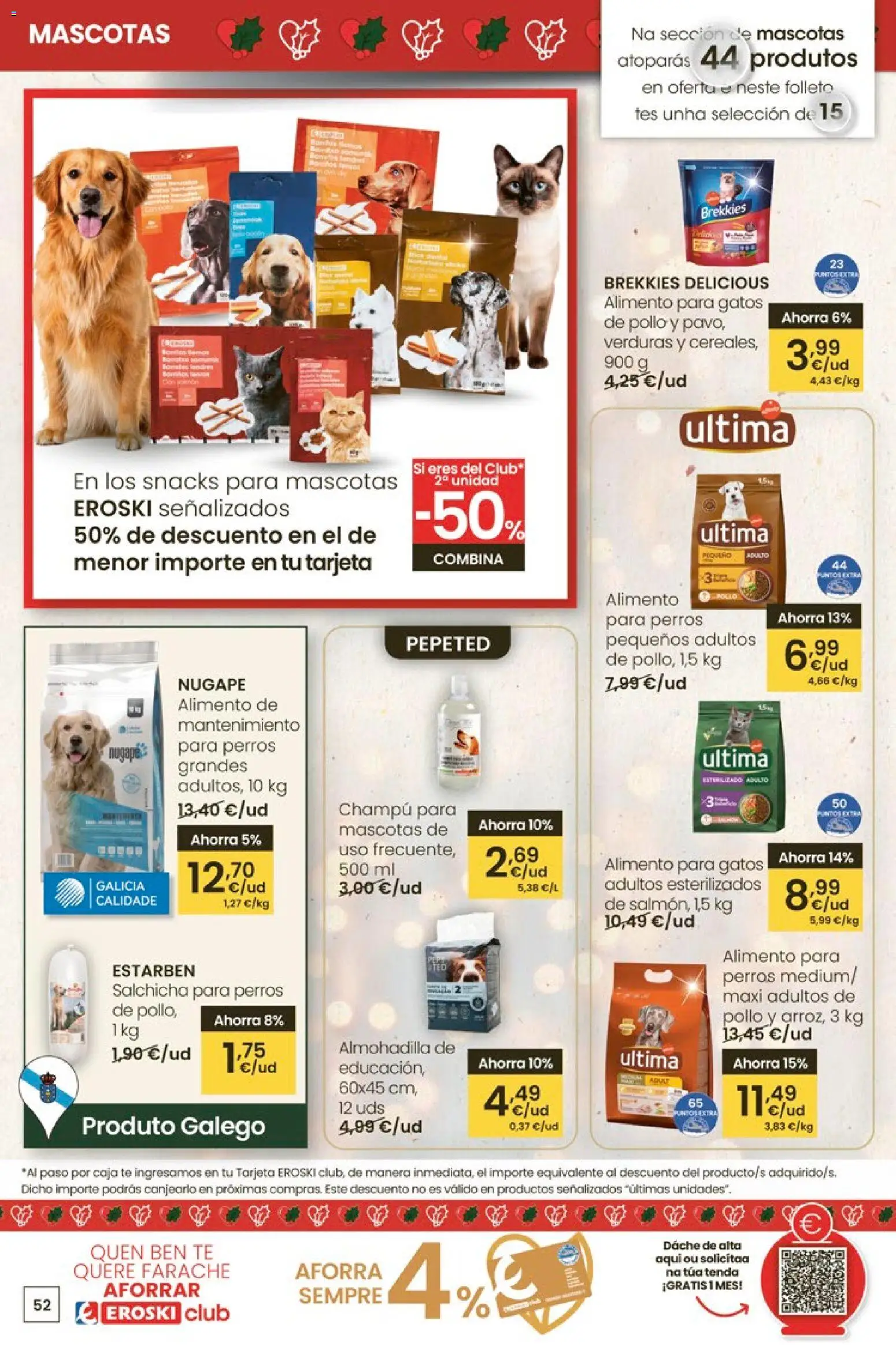 Eroski - Center │ válido desde el 27.11.2025 | Página: 52 | Productos: Champú, Té, Caja