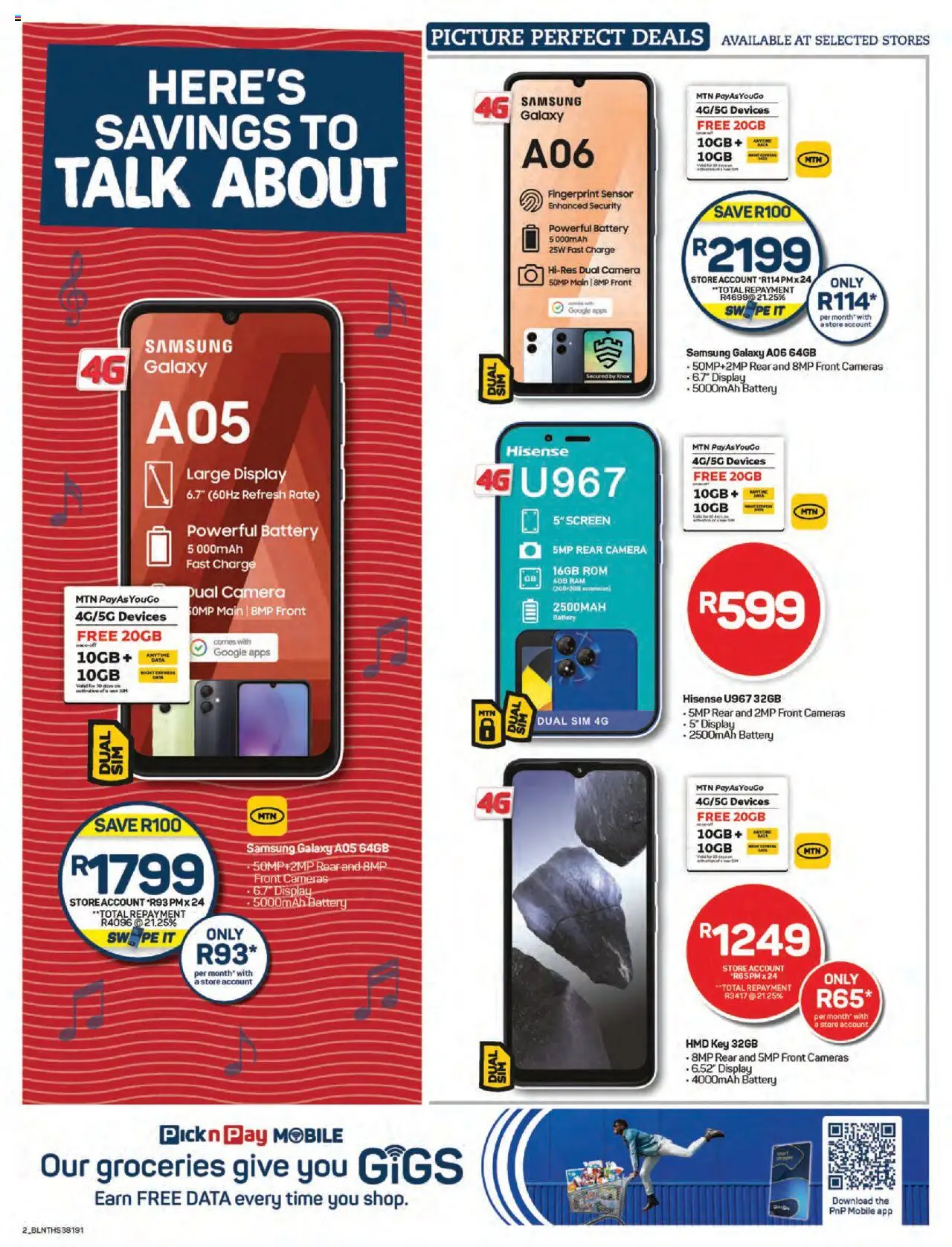 Pick n Pay - Cellular Specials │ valid from 11.08.2025 | Page: 2 | Products: Data, Sim, Camera, Battery