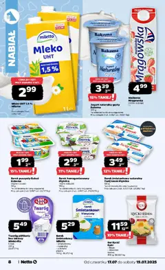 Netto gazetka - Spożywcza od 17.07.2025 | Strona: 8