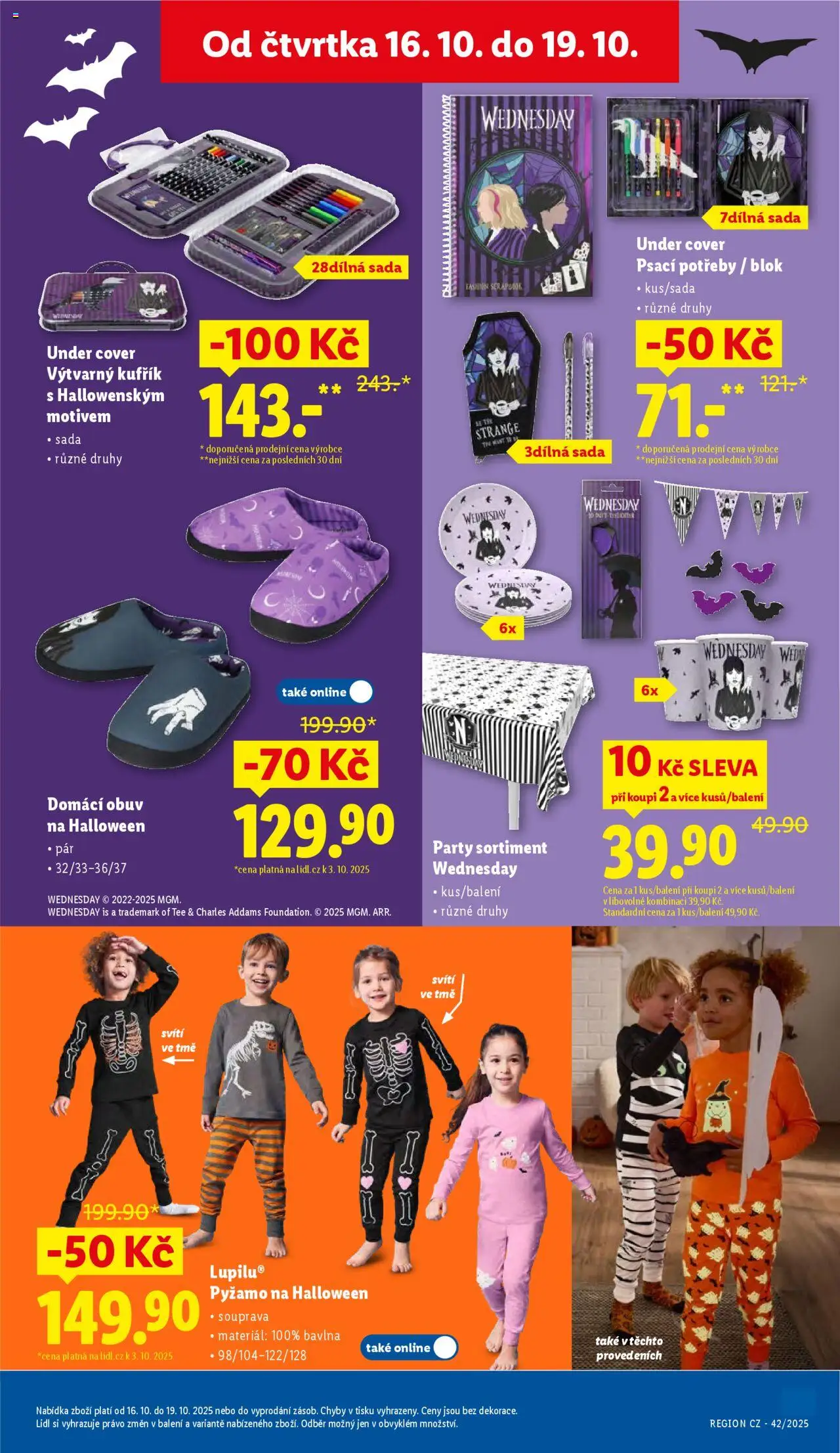 Lidl leták od 16.10.2025 | Strana: 37 | Produkty: Kufřík, Výtvarný kufřík, Pyžamo, Blok