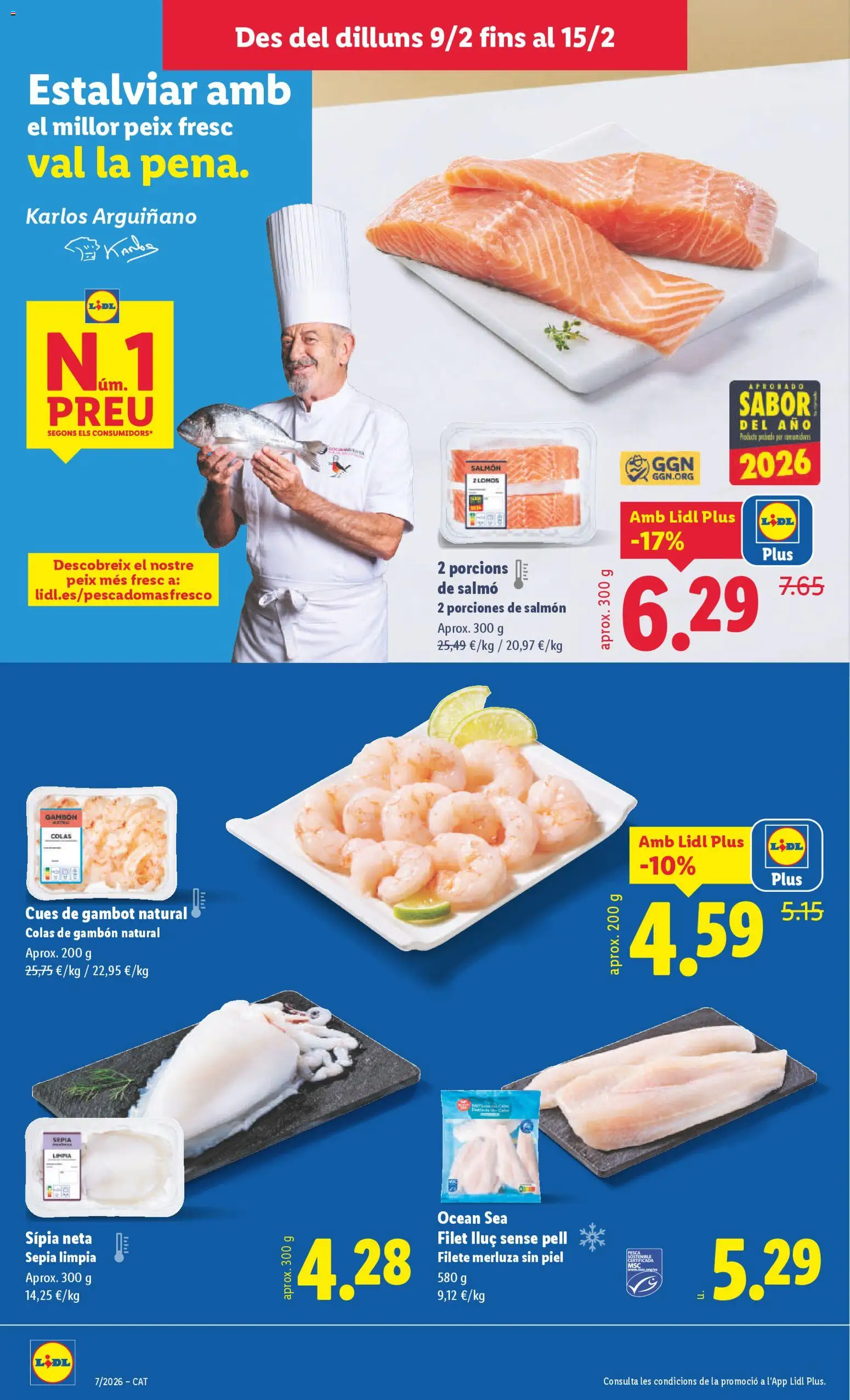 Lidl folleto │ válido desde el 09.02.2026 | Página: 6 | Productos: Filete