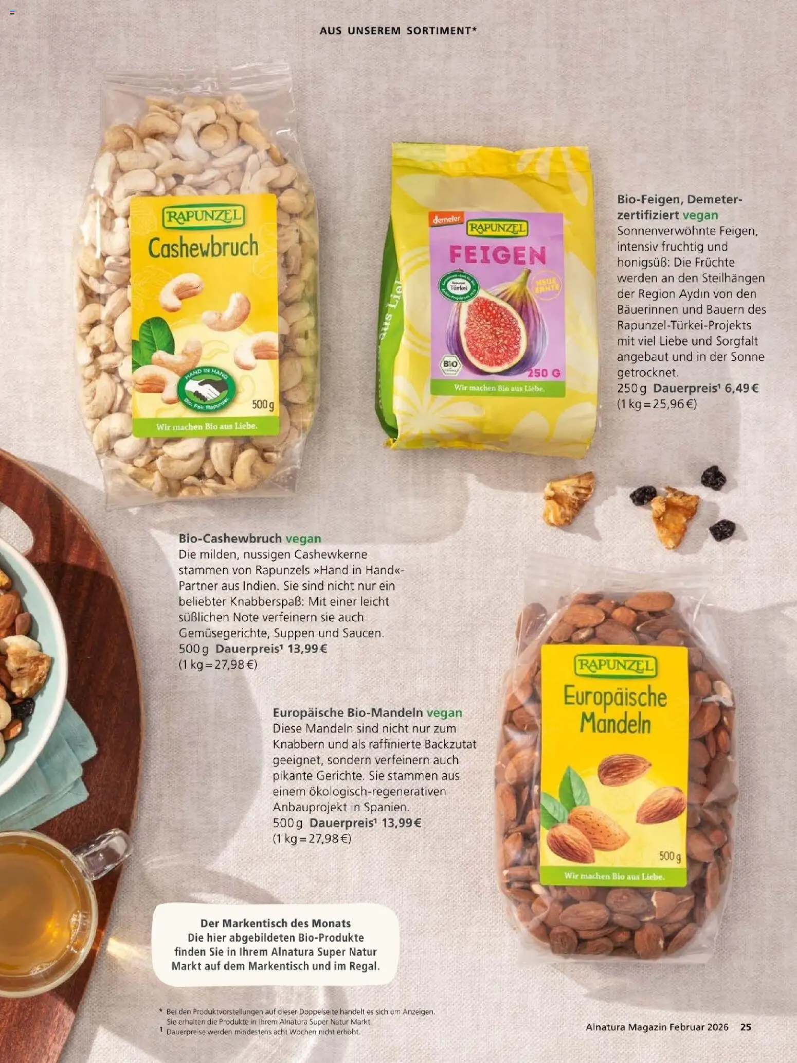 Alnatura Prospekt – gültig ab 01.02.2026 | Seite: 25 | Produkte: Mandeln