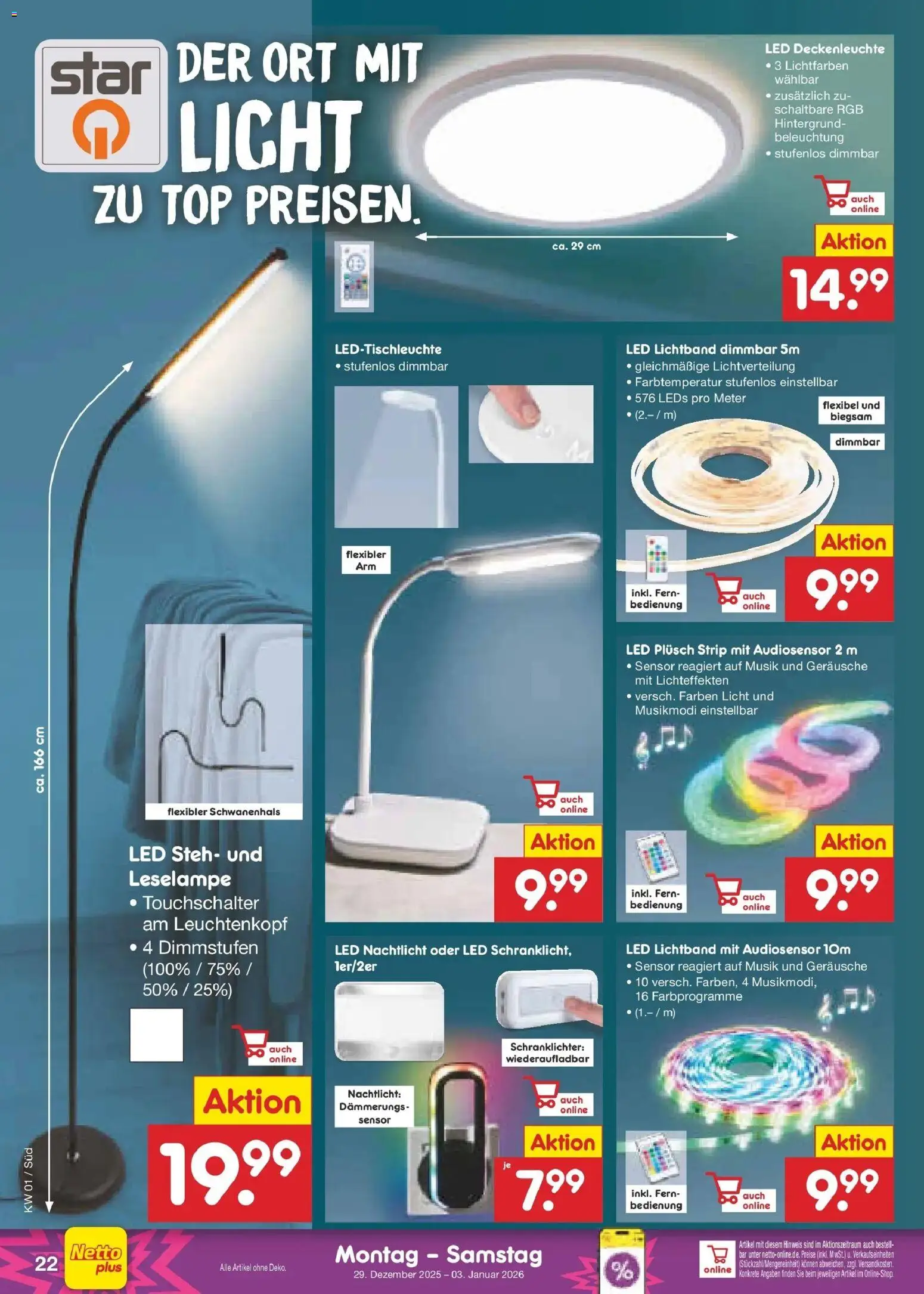 Netto Marken-Discount prospekt Katzweiler	 – gültig ab 28.12.2025 | Seite: 32 | Produkte: Top, Nachtlicht