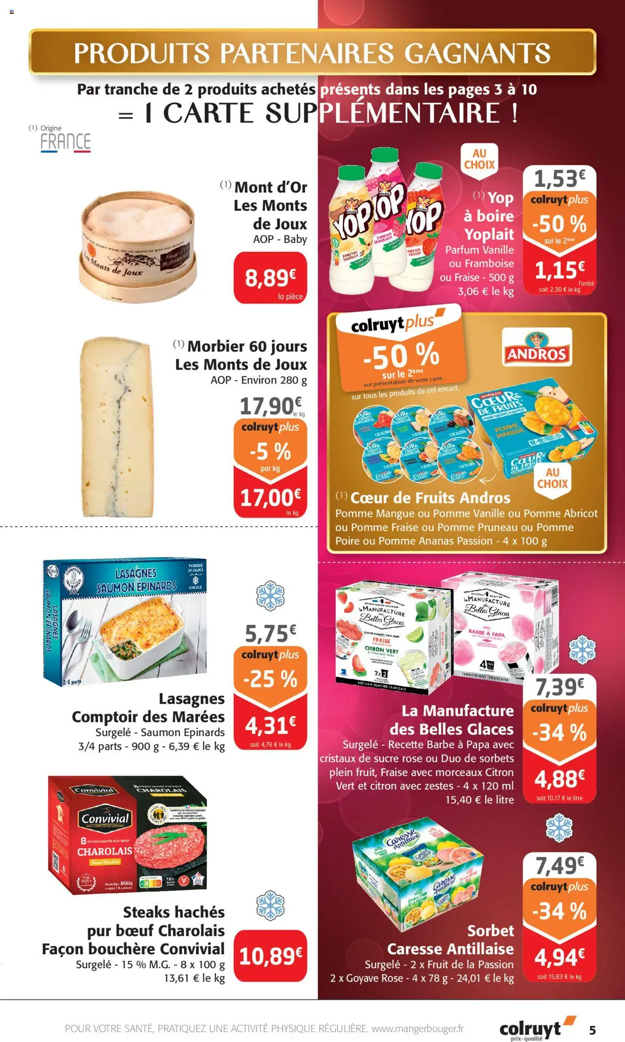{H1} | Page: 5 | Produits: Fraise, Poire, Poids, Saumon