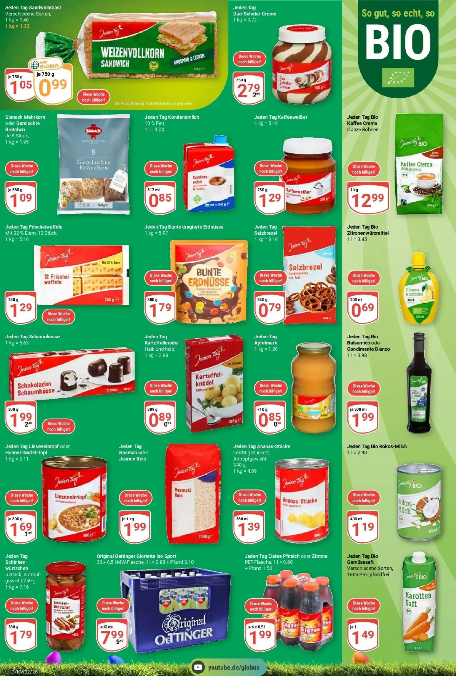 Globus prospekt Ludwigshafen-Oggersheim	 – gültig ab 15.03.2026 | Seite: 21 | Produkte: Erdnüsse, Milch, Schinken, Reis