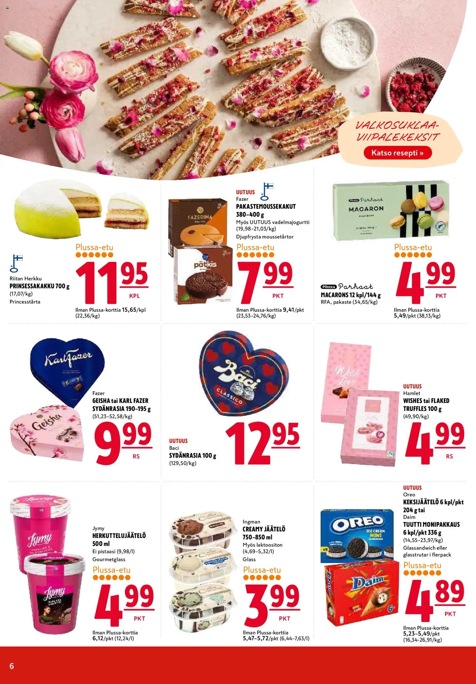 K-Citymarket tarjoukset – voimassa 05.03.2026 alkaen | Sivu: 6 | Tuotteet: Oreo, Jäätelö