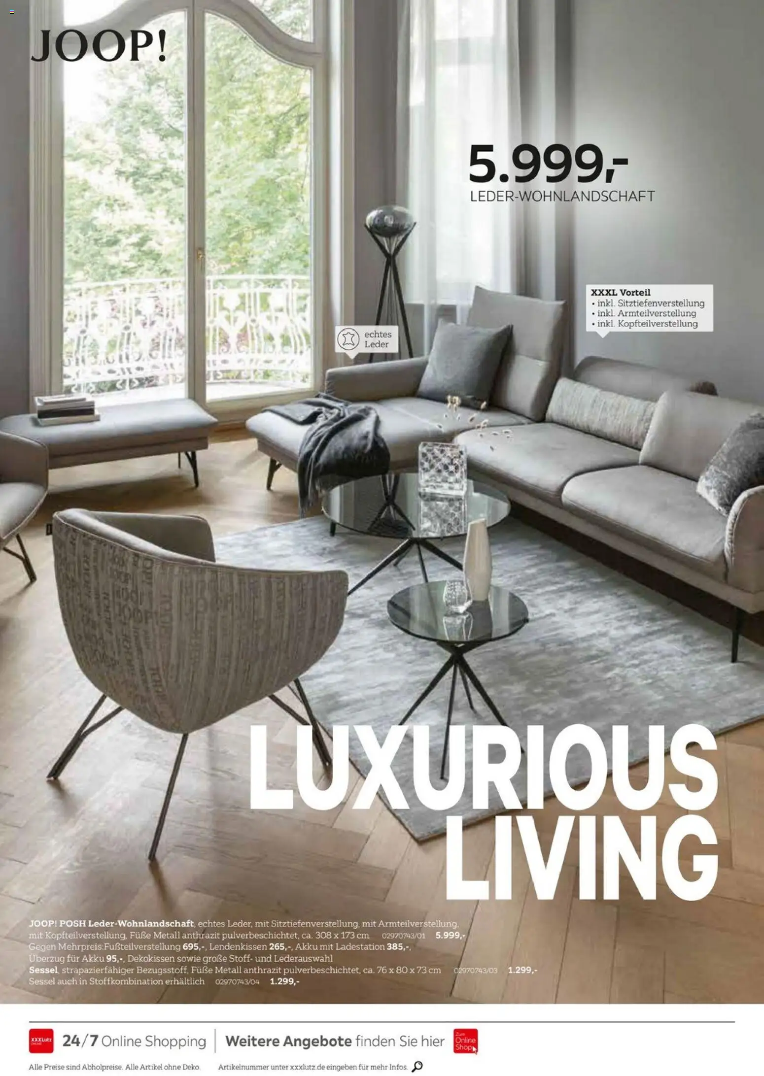 XXXL Lutz JOOP! Home Collection – gültig ab 19.12.2025 | Seite: 12 | Produkte: Sessel
