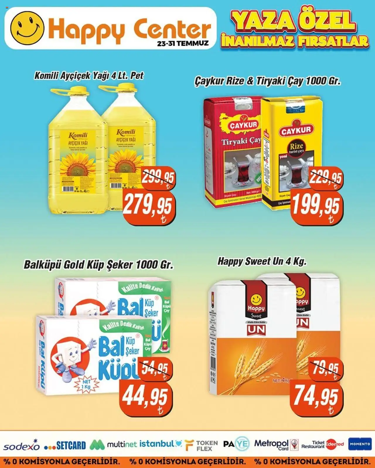 Happy Center Katalog - 23.07.2025 tarihinden itibaren geçerlidir | Sayfa: 1 | Ürünler: Çay, Şeker, Küp şeker