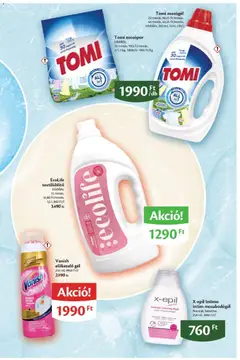 EcoFamily akciós újság - amely érvényes a következő dátumtól: 20.04.2026 | Oldal: 7 | Termékek: Mosógél, Öblítő, Mosópor